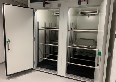 POLY-systems koelcel met dubbele deur voor uitvaartcentra